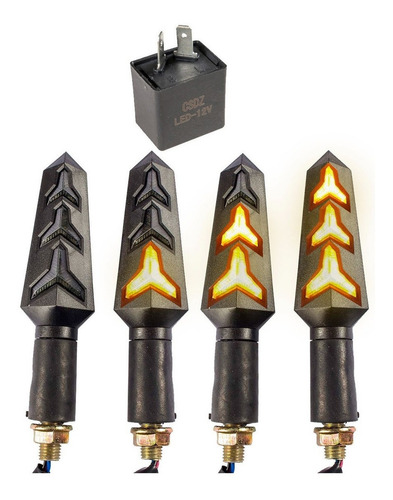 Imagem 1 de 7 de 04 Pisca Sequencial Fazer 150 Fazer 250 Lander Tenere + Rele
