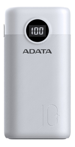 Batería Portátil Power Bank Adata P10000qcd 10000mah Blanco