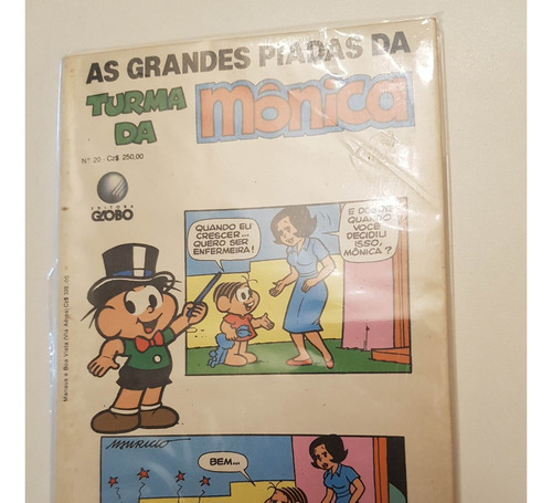 As Grandes Piadas Da Turma Da Mônica Nº 20 - Editora Globo