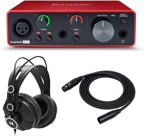 Imagen 1 de 7 de Interfaz Combo Focusrite Scarlett Solo 3era Generación