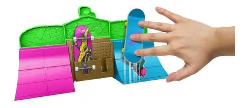 Hotwheels Skate Tony Hawk Hq Skatepark Multicolor Blanco-amarillo