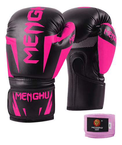 Guantes De Boxeo Con Soporte Para Muñeca Menghu