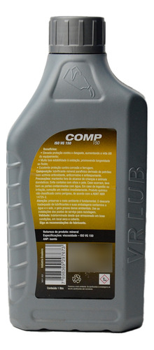 Vr Lub Comp 150 Oleo Para Compressor De Ar 1 Litro