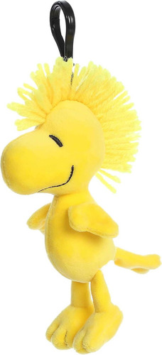 Aurora Peluche Peanust Llavero Clip-on Woodstock Emilio Color Blanco