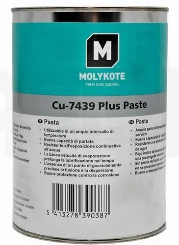 Graxa Cobreada - Molykote Cu 7439 Plus - Lata 1kg