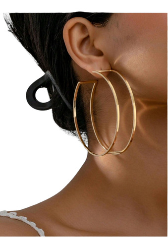 Aretes Arracadas Grandes Moda Fashion
