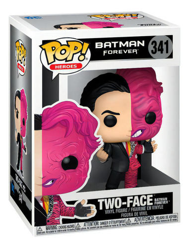 Figura De Accion Two Face 341 De Batman Forever Dc Funko Pop Heroes