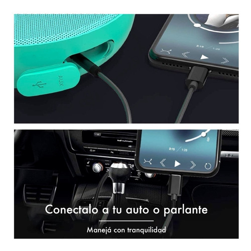 Imagen 5 de 10 de Cable De Audio Compatible iPhone iPad Lightning A 3.5mm