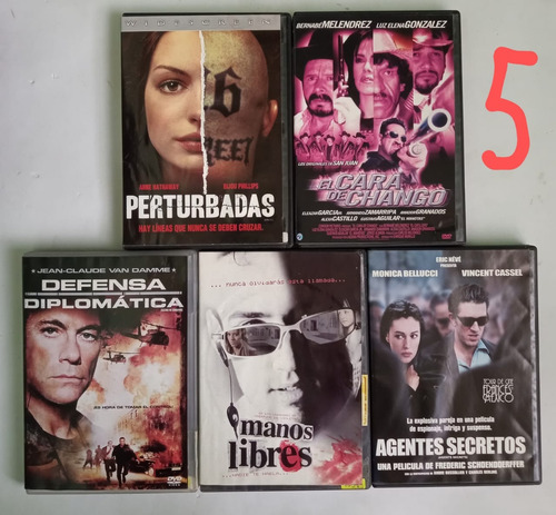 Lote Dvds Cinco Por Doscientos Original Dvd (Usado)