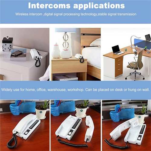 Sistema De Intercomunicación Inalámbrico 433mhz Walkie 10