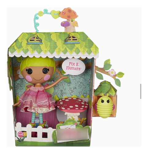 Muñeca Lalaloopsy Flutters Hada Con Luciérnaga 33 Cms