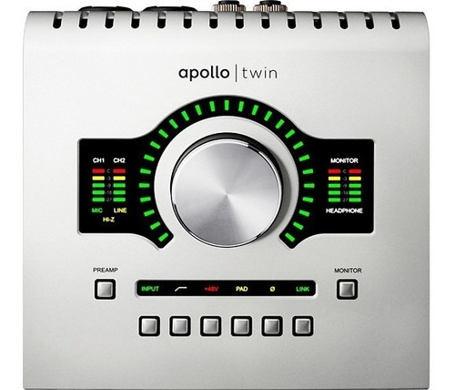 A interface Apollo Twin Duo processa o áudio universal Uad Msi04