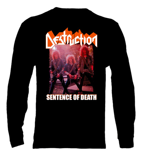 Polera Manga Larga Destruction - Ver 04 - Sentence Of Death