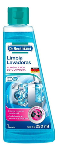 Limpia Lavadoras Dr. Beckmann 250ml Elimina Olores Y Protege