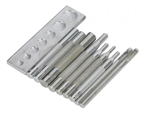Punch Snap Kit Sujetador A Presión Con Mango De Metal Remach