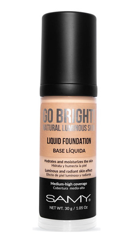 Base Liquida Samy Go Bright 1 Light X 30g