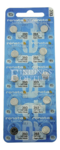 50 Pilas Modelo 393 Sr754 Marca Renata Reloj