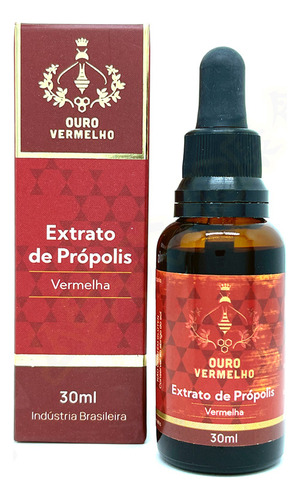 Extrato De Própolis Vermelha 30ml - Ouro Vermelho - Alagoas