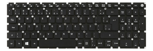 Teclado Para Notebook Aspire A5155151UX Wifi F2 Cor Preto Idioma Português