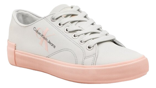 Tenis De Mujer Calvin Klein 0756 Ess Vulcanized Laceup D3