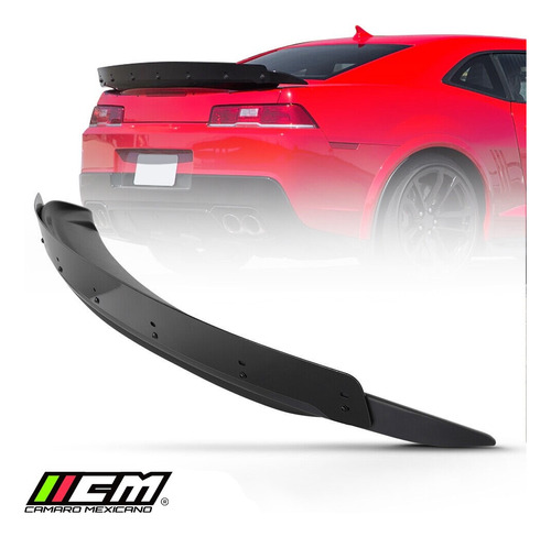 Aleron Spoiler Z28 + Wickerbill Metalico Camaro 2014-2015