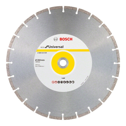 Disco Diamantado Universal Bosch 14   Eje 20 Mm