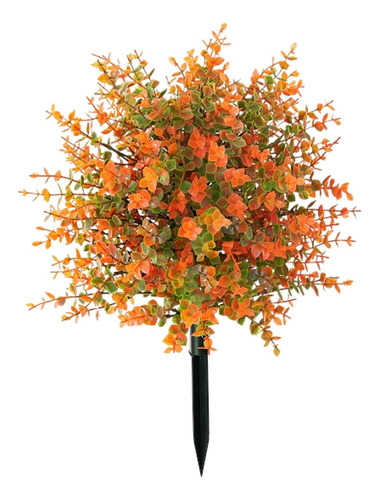 Artificiales De Eucalipto Con Estaca Para Jardín, Flores