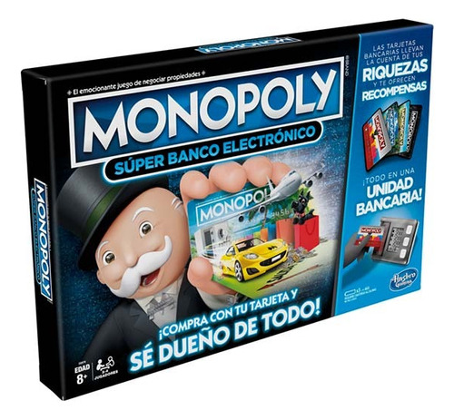 Monopolio Banco Electronico Monopoly E Banking 100% Hasbro 