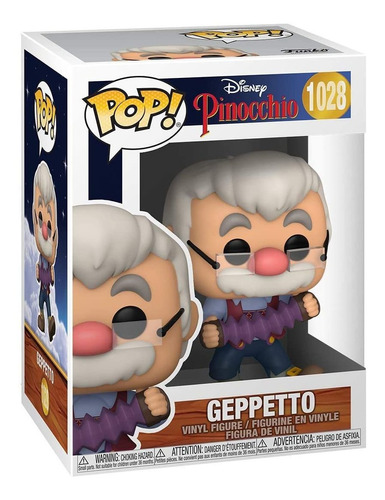 Funko Pop Disney Pinocchio - Geppetto 1028 Fp 51536