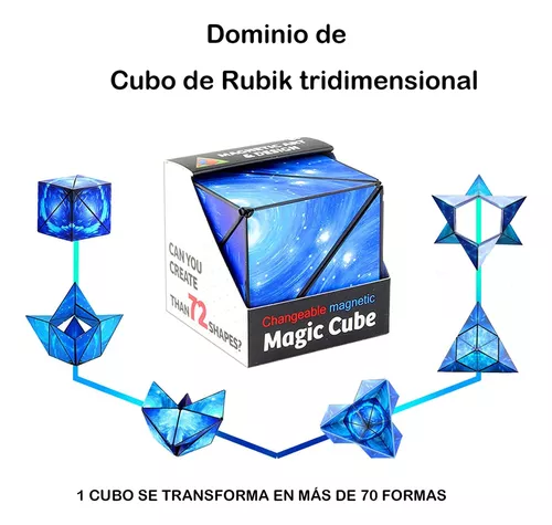 Cubo Rubik Magico Magnetico 72 Formas Ingenio Antiestres 3d