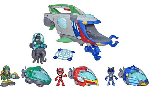 Pj Masks Submarino Con Figuras De Accion Y Accesorios