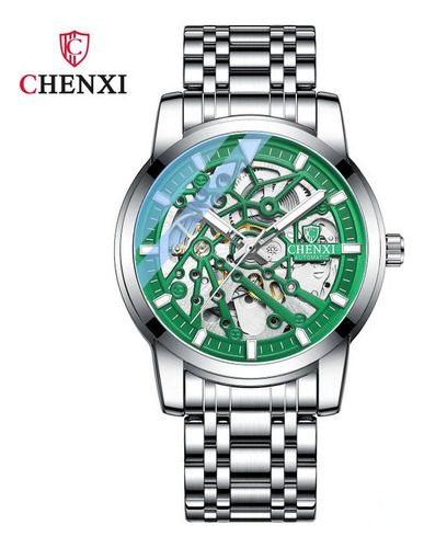 Reloj Automático Impermeable De Lujo Chenxi De Acero Inoxida