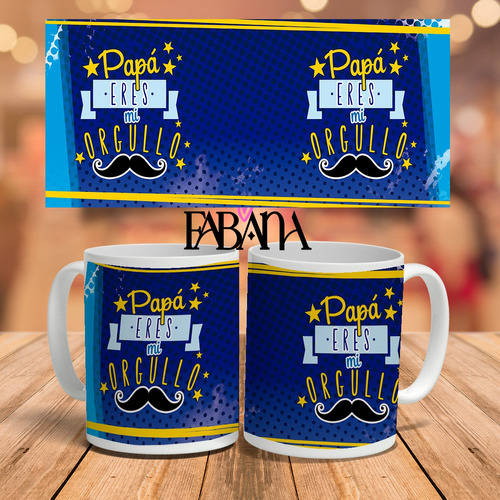 Taza Sublimada Diseño Dia Del Padre Modelo 16