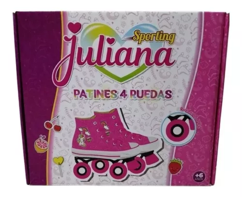 Patines 4 Ruedas - Juliana Sporting Talle 30 Art.019