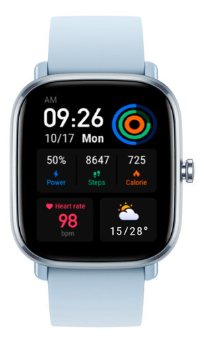 Reloj Inteligente Amazfit Gts 2 Mini Smartwatch 1.55´´ Color De La Caja Azul Color De La Malla Midnight Black