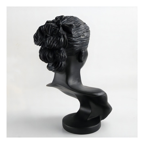 Soporte para joyas con forma de busto negro, soporte para joyas con forma de busto