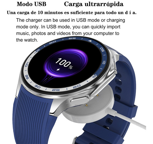 Smartwatch 1.43 Amoled Con Pantalla Bluetooth, Llamada Ip68