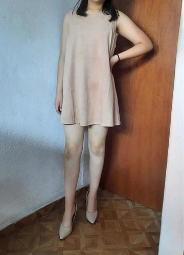 Vestido Corto Nude