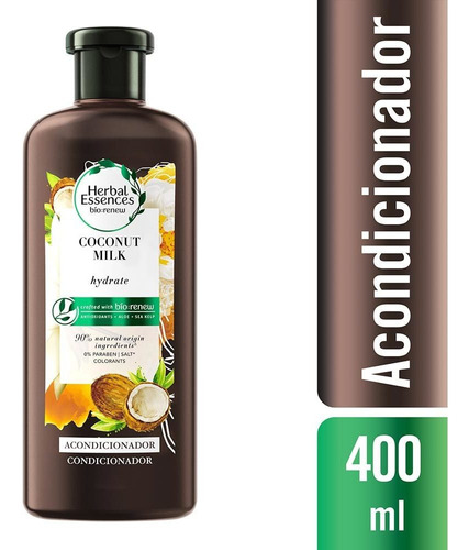 Imagen 1 de 1 de Acondicionador Herbal Essences Coconut Milk 400ml