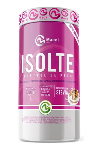 2 Isolte Control De Peso 700g - - g a $62