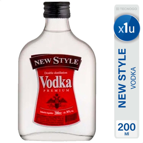 Vodka New Style Doble Destilacion Premium - Mejor Precio
