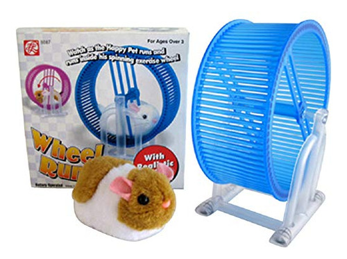 Juguete Abl Happy Hamster Pet Con Rueda Para Niños