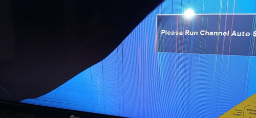 Imagen 2 de 10 de Tv Televisor Upstar 32 P32es8 Nuevo Pantalla Partida