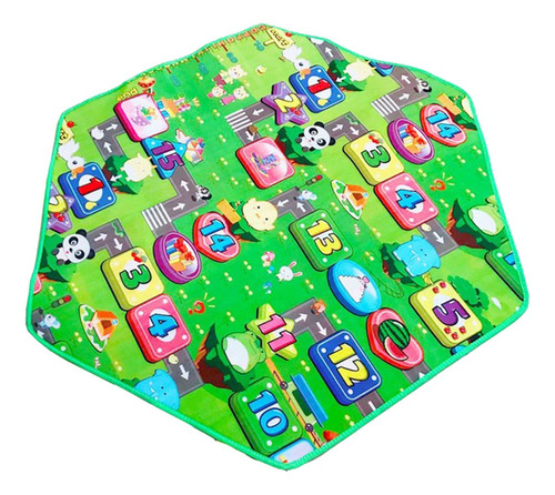 Alfombra Hexagonal Para Bebés Baby Play Mat, De Doble Cara