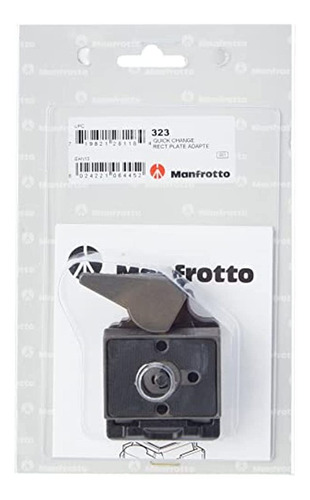 Manfrotto 323 Rc2 Adaptador De Conexion Rapida Con 200pl-1