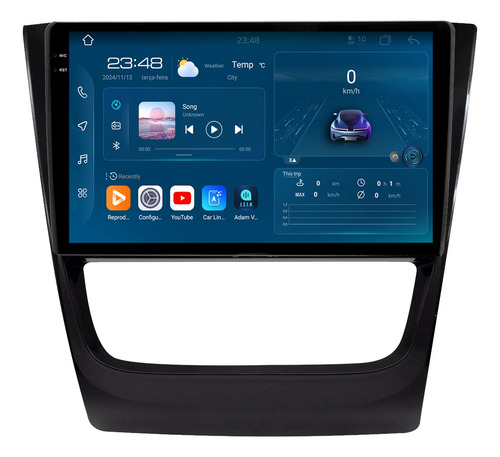 Multimídia Gol G6 9p Aikon Electron Carplay 2gb 64gb Voz