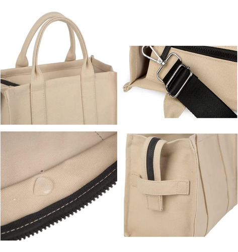 Ncduansan Bolso Grande De Lona Bolso De Compras Simple De Un