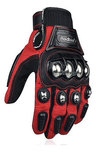 Guantes De Moto De Verano Para Exteriores De Acero Aleado