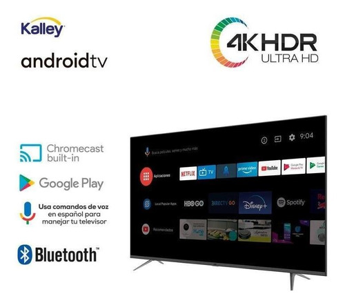 Imagen 5 de 8 de Televisor Kalley 50 Smart Bluetooth K-atv50uhd Android