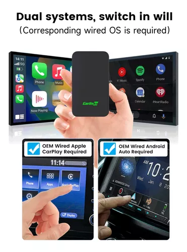 Transformador Carplay Y Android Inalámbrico Carlinkit 5.0